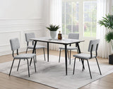 Calla Fabric Upholstered Dining Side Chair (Set of 2)