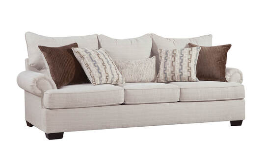 Mallory Chalk 2-Piece Sofa & Loveseat Set