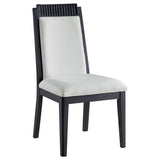Brookmead Extension Leaf Dining Table Set Black