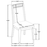 Brookmead Extension Leaf Dining Table Set Black