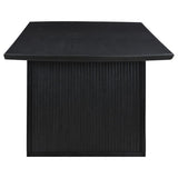 Brookmead Extension Leaf Dining Table Set Black