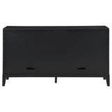 Brookmead - 4 Door Sideboard Buffet Storage Cabinet - Black