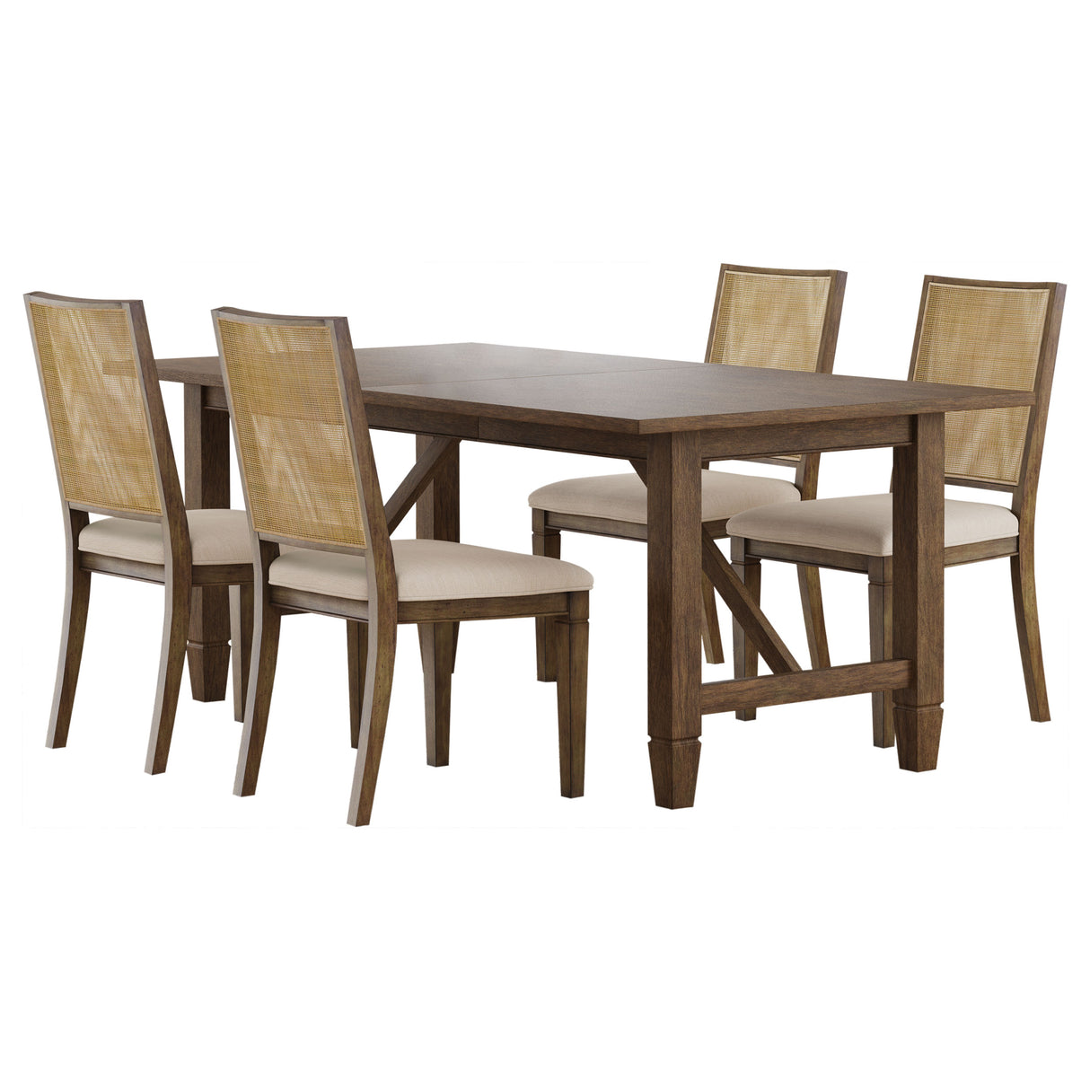 Matisse 5-piece Rectangular Dining Table Set L