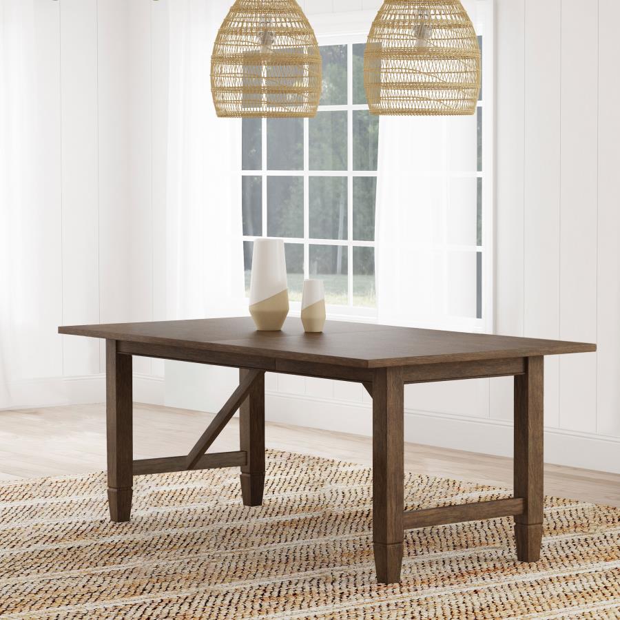 Matisse - Rectangular Wood Dining Table - Dark Brown