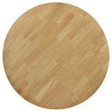 Elowen - 5 Piece Round Solid Wood Dining Set - Light Walnut