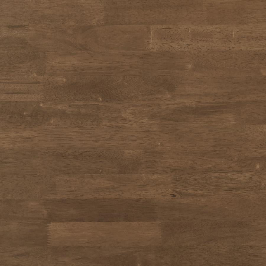 Dinah - 5 Piece Round Solid Wood Dining Set - Walnut