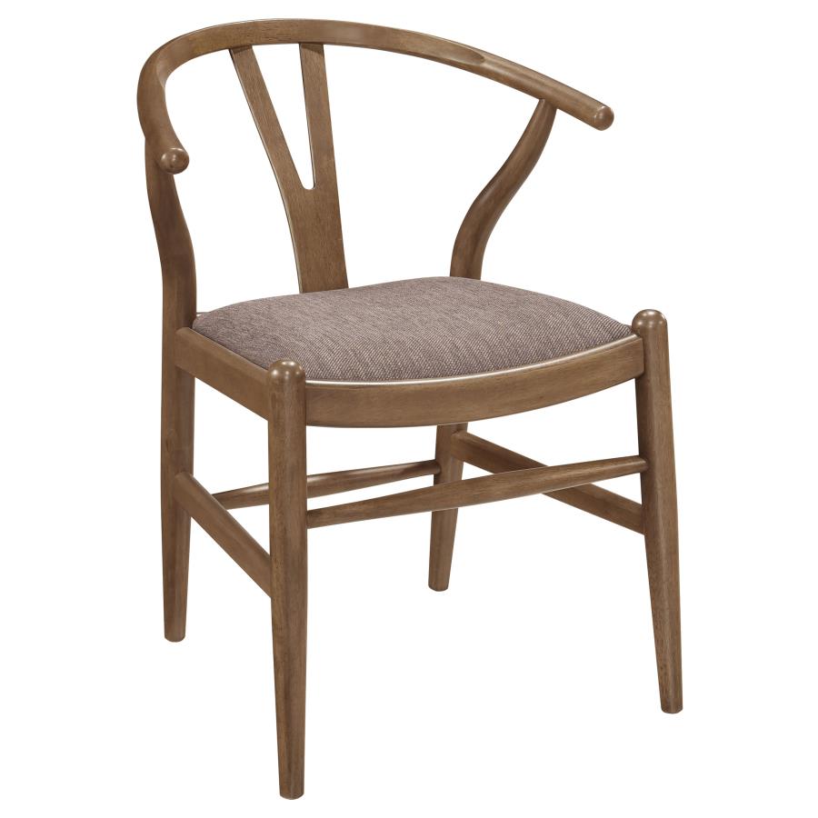 Dinah - Wood Wishbone Dining Side Chair (Set of 2) - Walnut