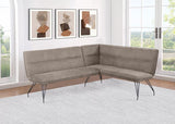 Dodson - Fabric Upholstered L-Shaped Nook Dining Bench