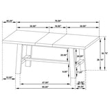 Middleton - Extension Leaf Dining Set With Upholstered Chairs