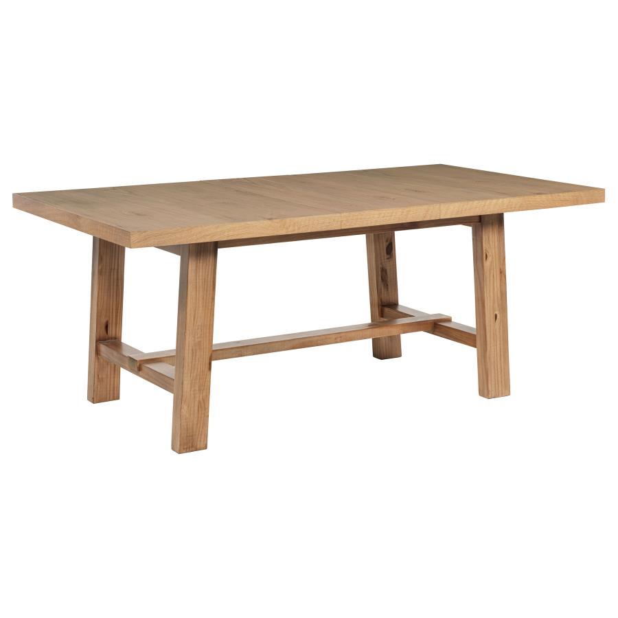 Middleton Extension Leaf Dining Table Natural Brown