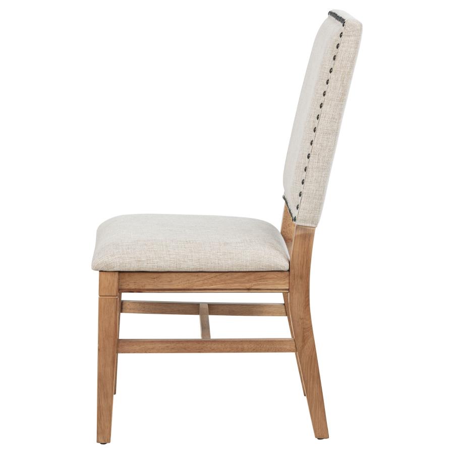 Middleton - Upholstered Dining Side Chair Beige (Set of 2) - Natural