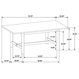 Crestmore - Rectangular Wood Dining Table - Walnut