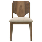 Crestmore - Dining Chair Upholstered Seat (Set of 2) - Walnut