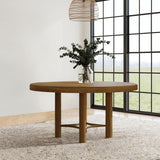 Arini - 60" Round Wood Dining Room Table - Sand Wash