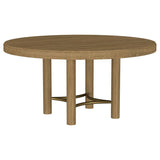 Arini - 60" Round Wood Dining Room Table - Sand Wash