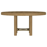 Arini - 60" Round Wood Dining Room Table - Sand Wash