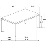Bruner - Rectangular Dining Set