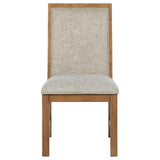 Bruner - Upholstered Dining Side Chair (Set of 2) - Brown