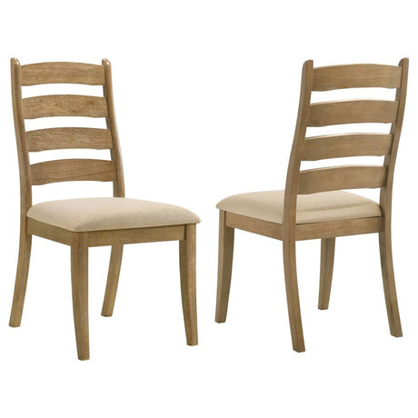 Danvers Wood Dining Side Chair (Set of 2) Brown Oak