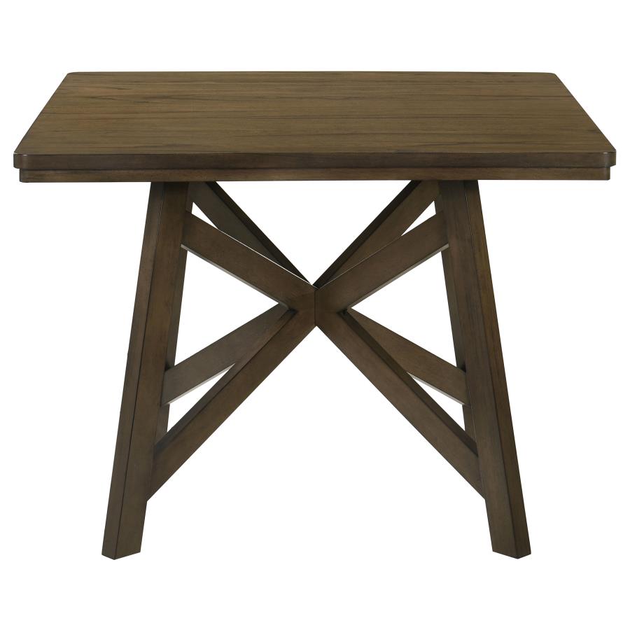 Canfield - 5 Piece Counter Height Dining Set - Brown