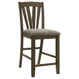Canfield - 5 Piece Counter Height Dining Set - Brown