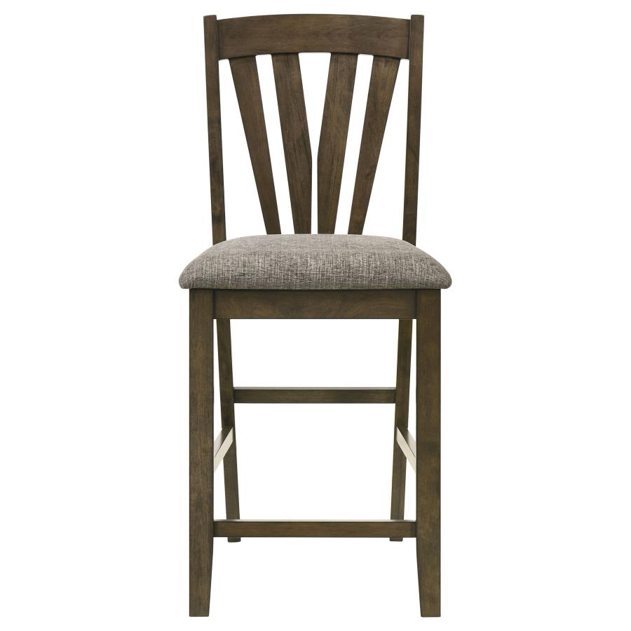 Canfield - 5 Piece Counter Height Dining Set - Brown
