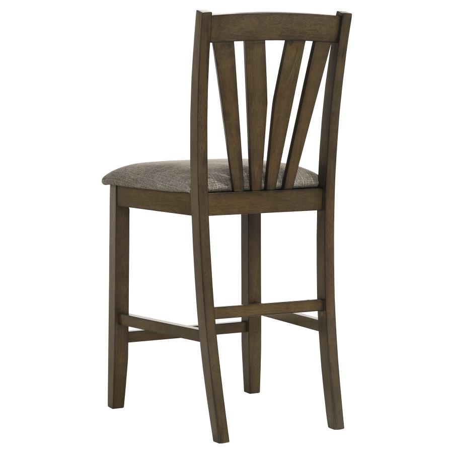 Canfield - 5 Piece Counter Height Dining Set - Brown