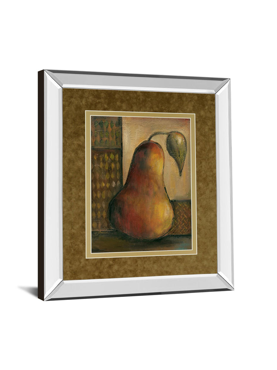 Peralicous I By Joyce Combs - Mirror Framed Print Wall Art - Green