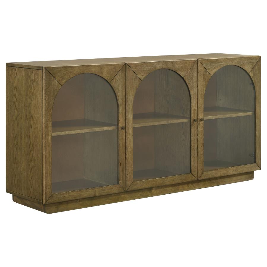 Castlewood Dining Sideboard Buffet Server Brown Oak