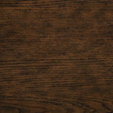 Landon - Round Wood Pedestal Dining Table - Rich Brown