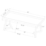 Beaufort Velvet Upholstered Dining Bench Steel Grey