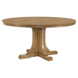 Hartville - 60" Round Dining Table - Natural Light Brown