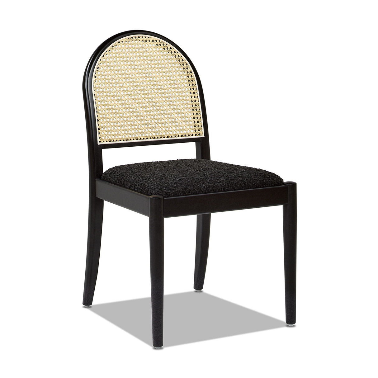 Panama - Curved Cane Side Dining Chair (Set of 2) by Jennifer Taylor Home | Bel Furniture