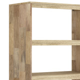Jager - Bookshelf With Doors - Natural by Simpli-Home | Bel Furniture