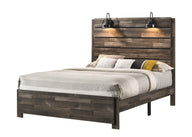 Carter - Bed In 1 Box Dark Brown by Crown Mark | Bel Furniture