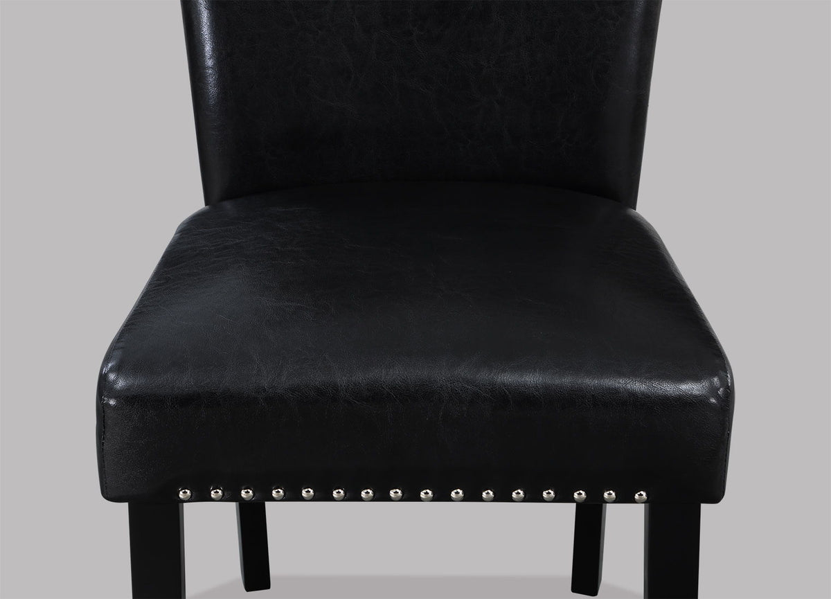 Tanner - Side Chair (Set of 2) - Black by Crown Mark | Bel Furniture