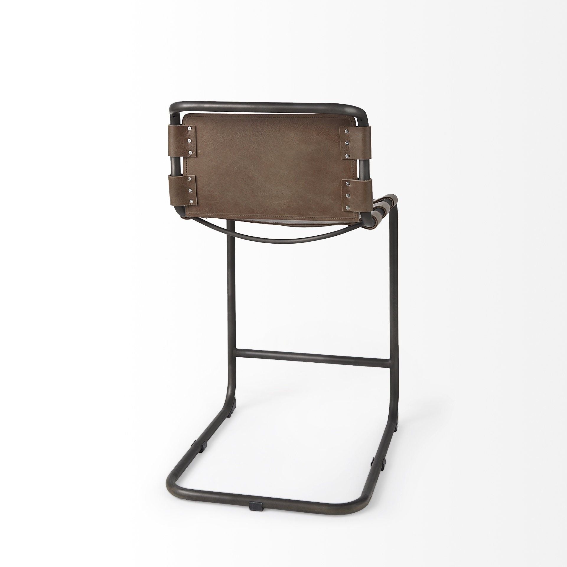 Steel Bar Chair - Brown / Black