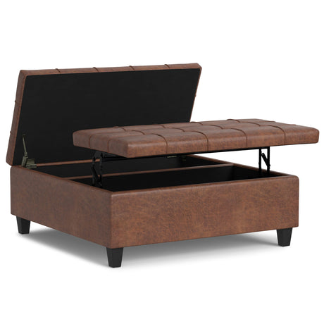 Harrison - Upholstered Coffee Table Storage Ottoman - view 37