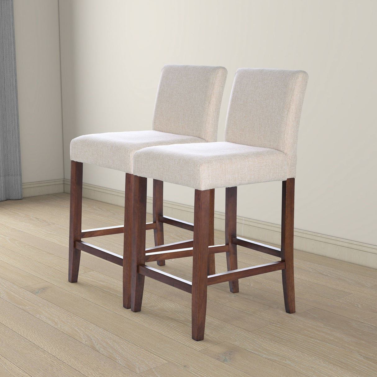 Dorian - Counter Chair (Set of 2) - Beige by Ashcroft Furniture | Bel Furniture