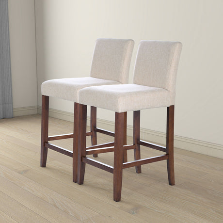 Dorian - Counter Chair (Set of 2) - Beige by Ashcroft Furniture | Bel Furniture