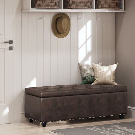 Hamilton - Upholstered Storage Ottoman - view 10