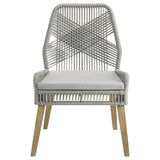 Nakia Woven Rope Dining Side Chairs (Set of 2)