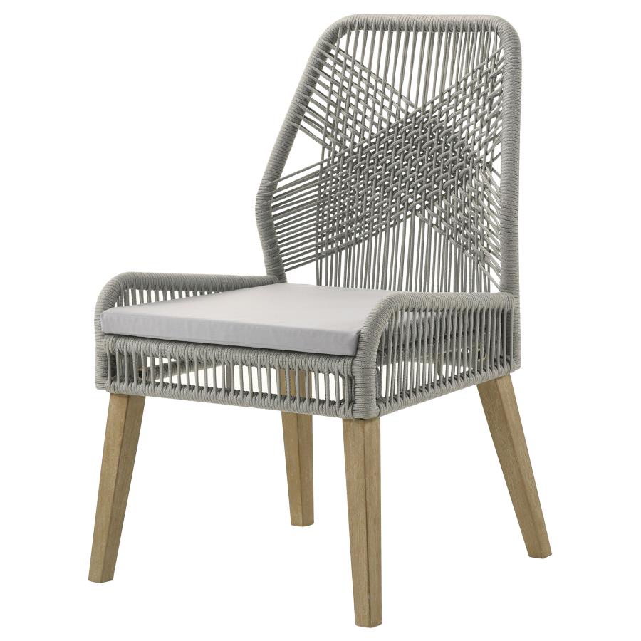 Nakia Woven Rope Dining Side Chairs (Set of 2)
