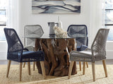 Nakia Woven Rope Dining Side Chairs (Set of 2)