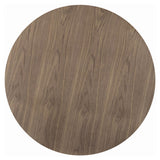 Cora - Round Wood Top Dining Table - Brown Walnut