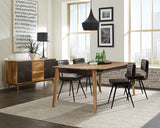 Partridge Dining Set Natural Sheesham and Espresso