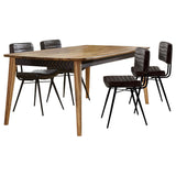 Partridge Dining Set Natural Sheesham and Espresso