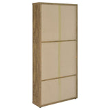 Hawthorne - 4-Shelf Glass Door Tall Cabinet With Drawers by Coaster Fine Furniture | Bel Furniture