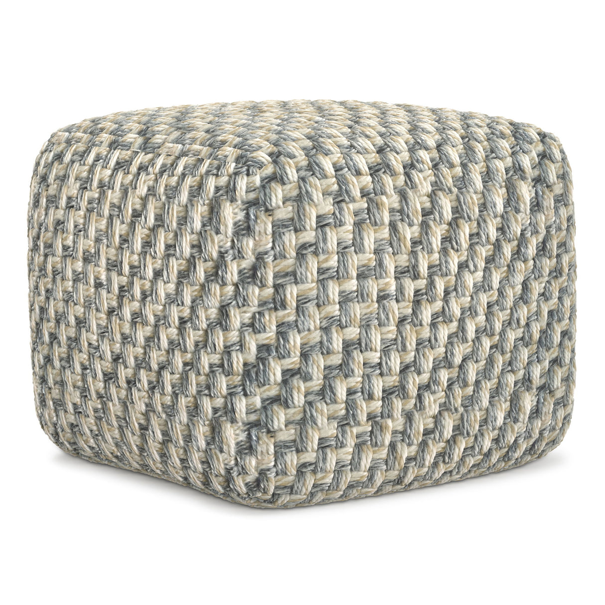 Beatrix - Square Pouf - Multicolor