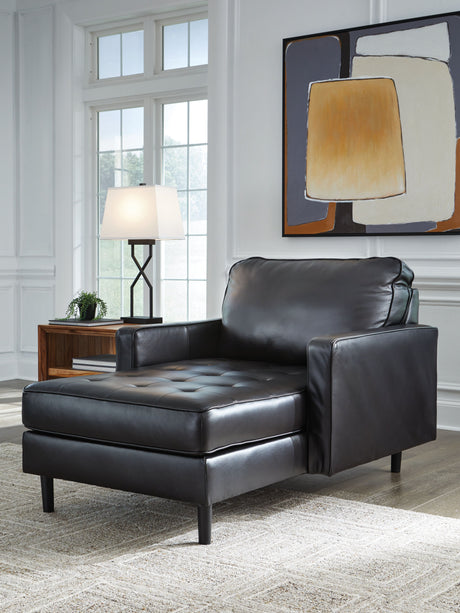 Bryceview - Onyx - Chaise by Signature Design by Ashley® | Bel Furniture